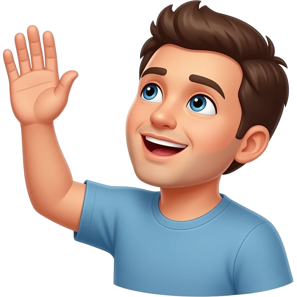 Someone calling out to g-d Truthfully/honestly/sincerely emoji