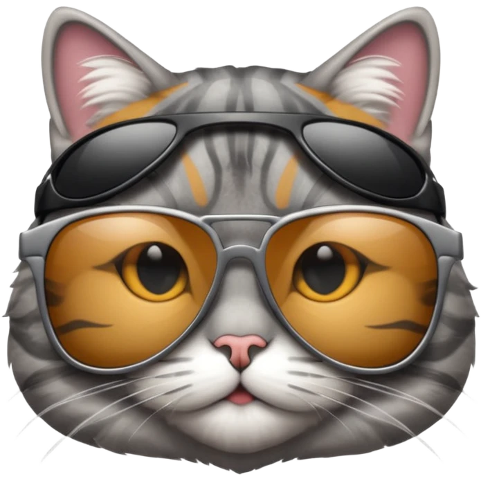 cool cat with sunglasses emoji