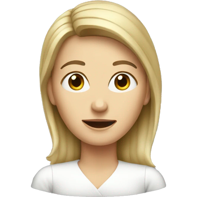 white woman on chair emoji
