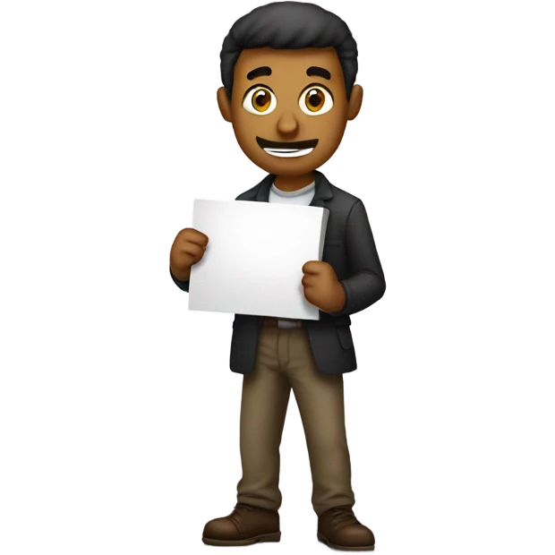 Guy holding sign saying Leonte’s a idot emoji