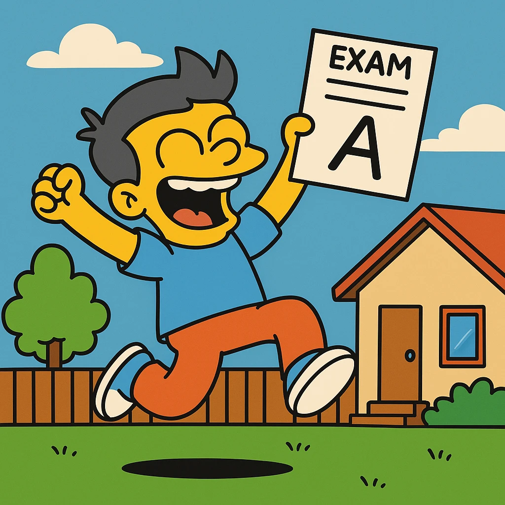 pass an exam emoji