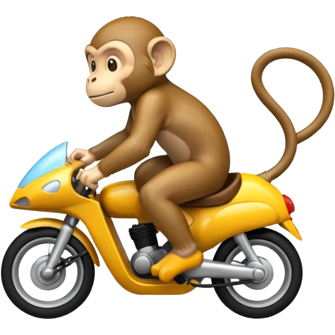 monkey moving at high speed warp speed emoji