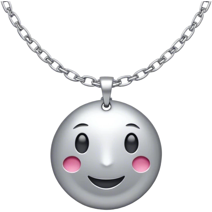 sliver necklace emoji