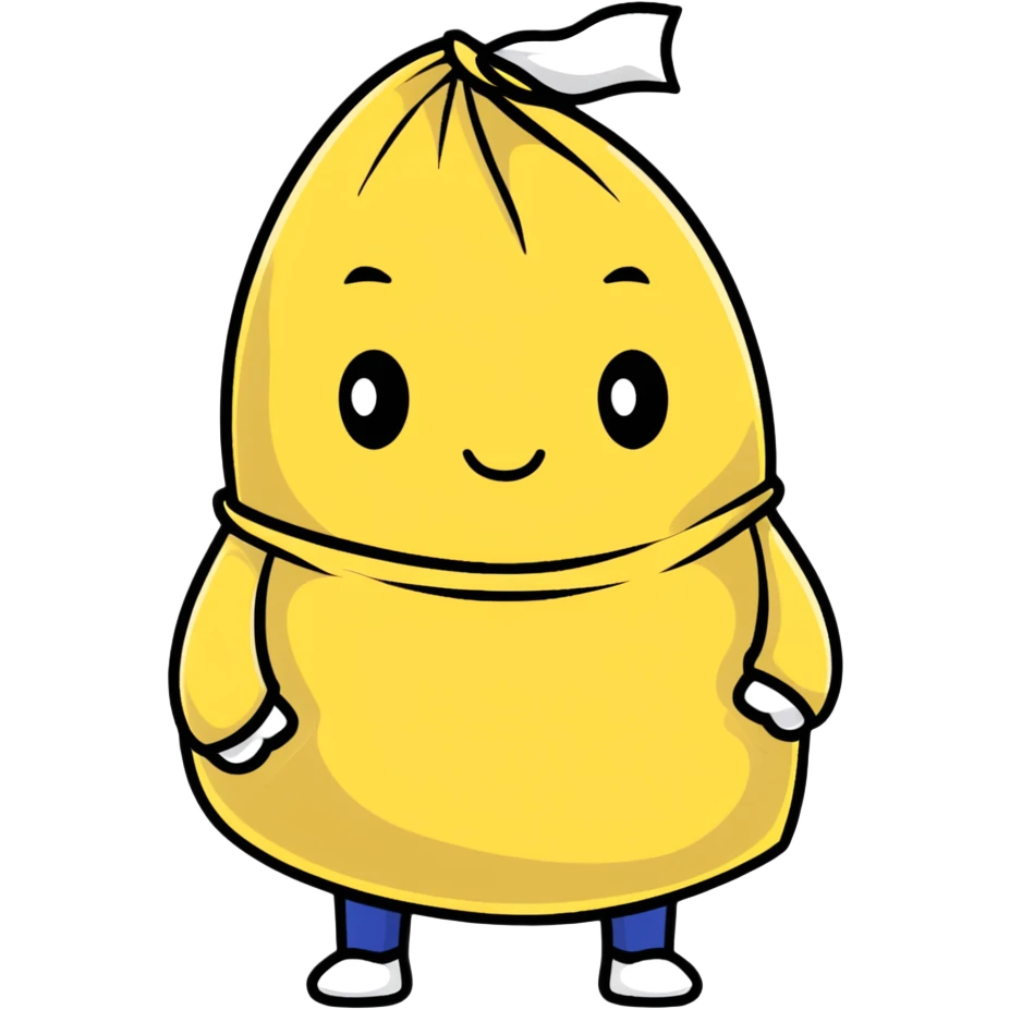 character with a sack over its head emoji