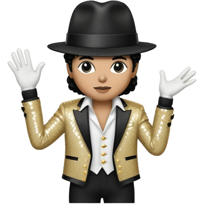 eine birne als micheal jackson verkleidet emoji