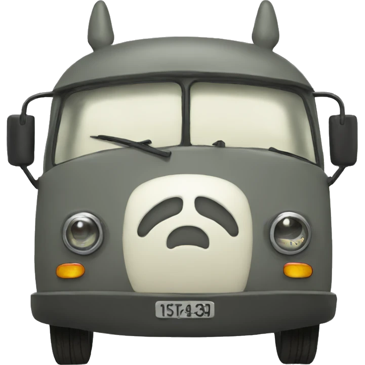 chat bus totoro emoji
