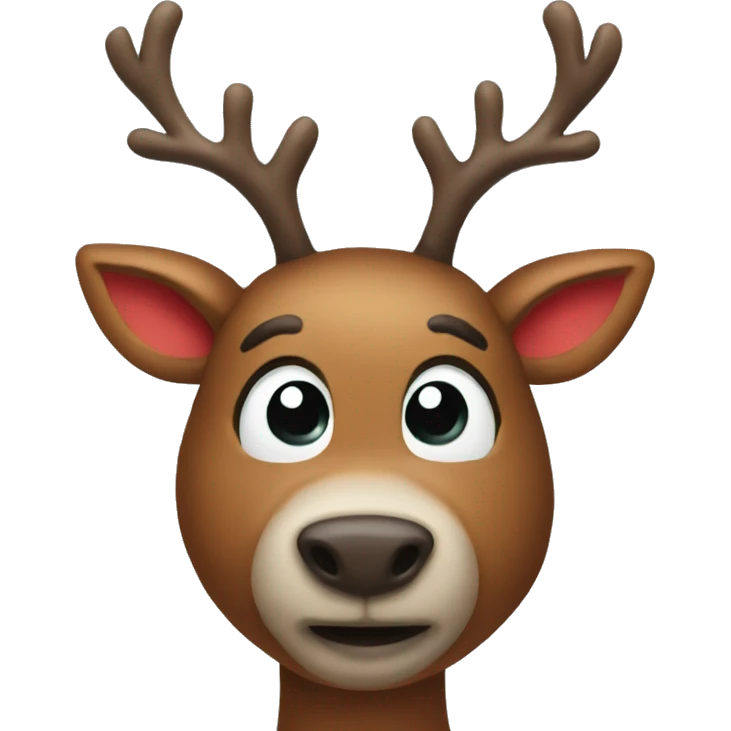 Red Nosed Reindeer emoji