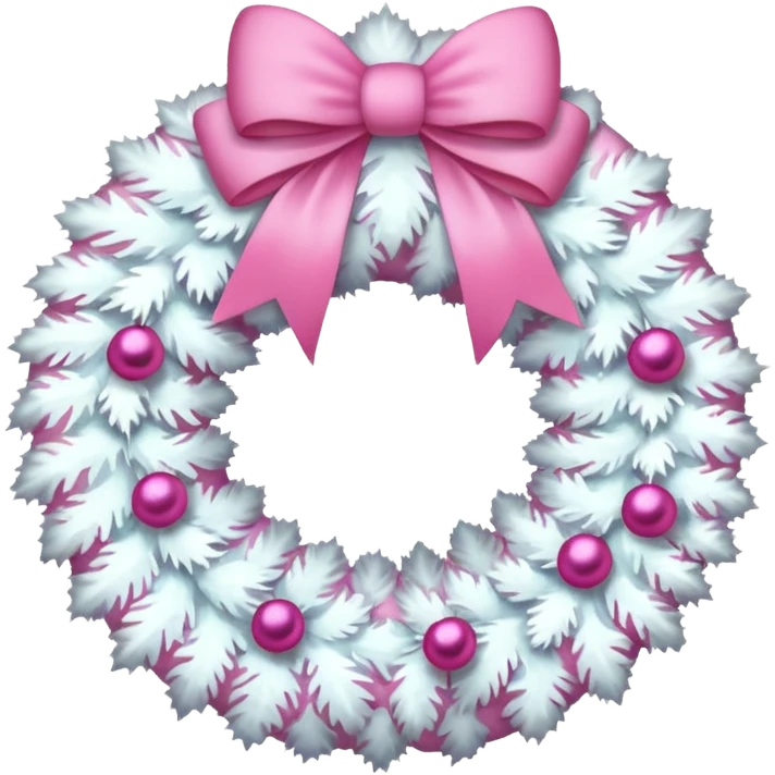 white and pink christmas reef with no green emoji