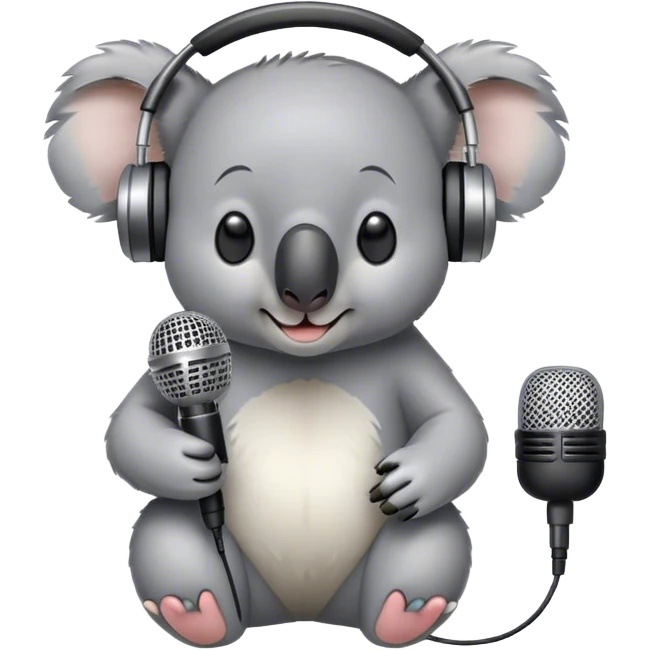 koala podcast emoji