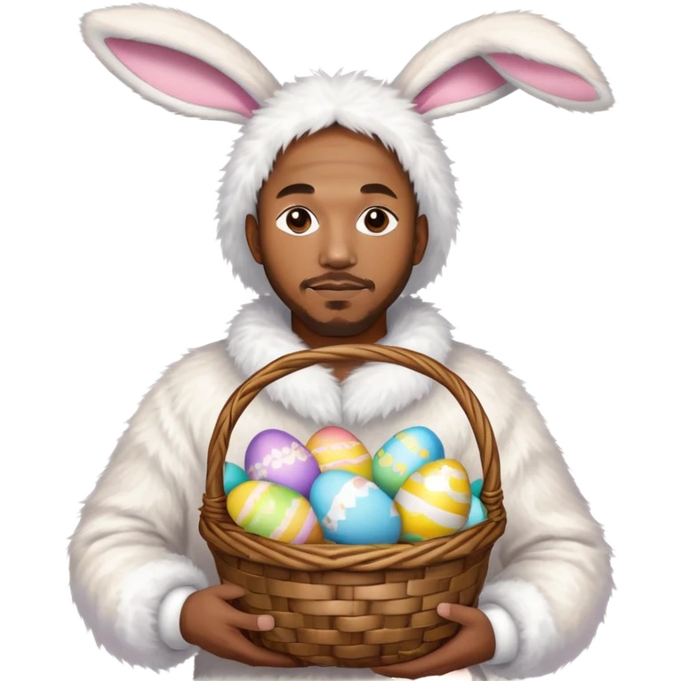 Kendrick Lamar as the Easter Bunny emoji