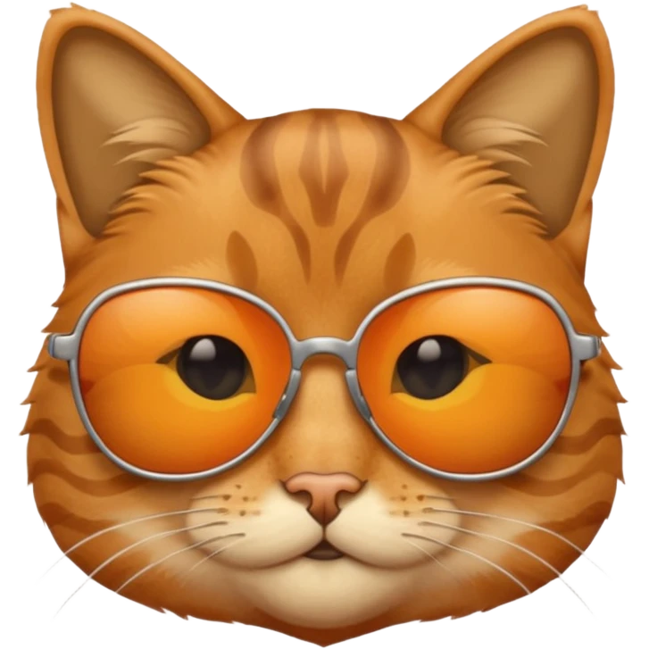 Cat wearing sunglasses emoji
