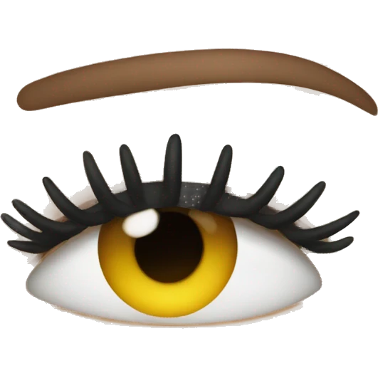 Eyelash emoji