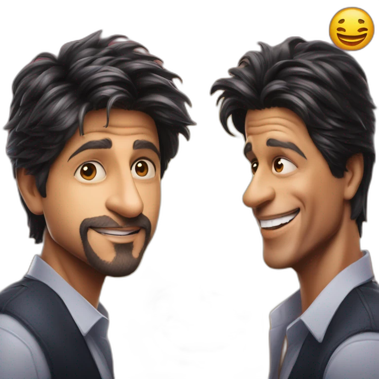 hritik roshan with shah rukh khan emoji