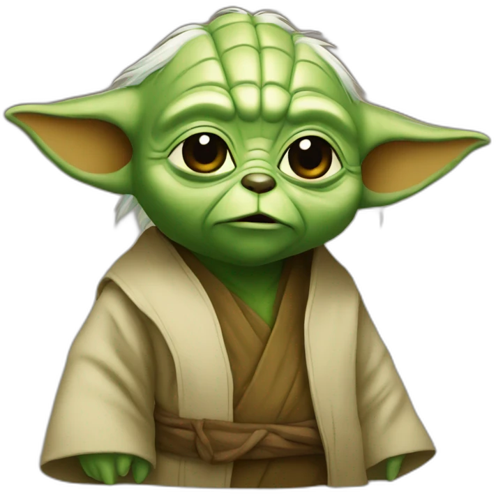 Yoda bear emoji