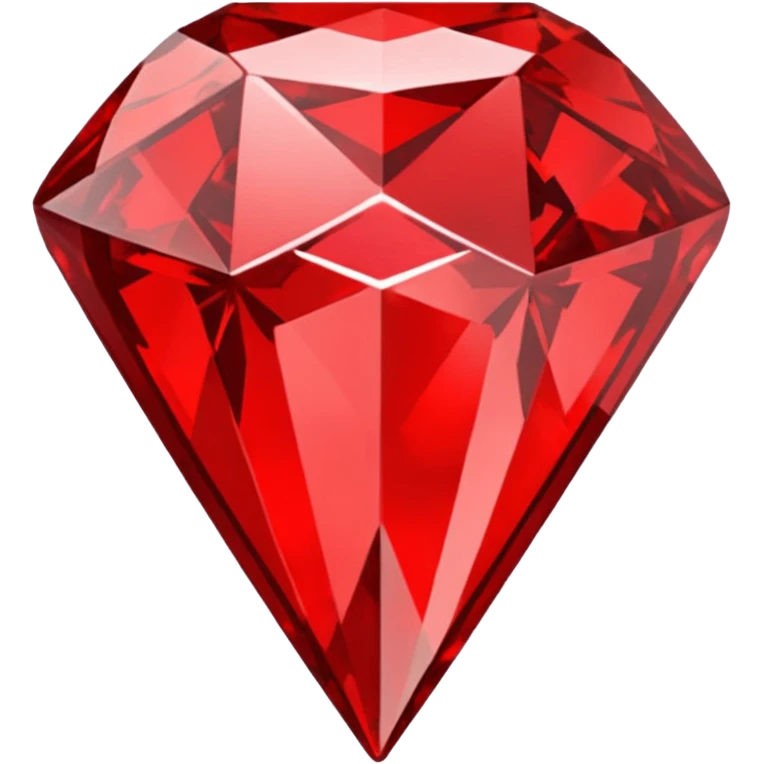 Diamante rojo emoji