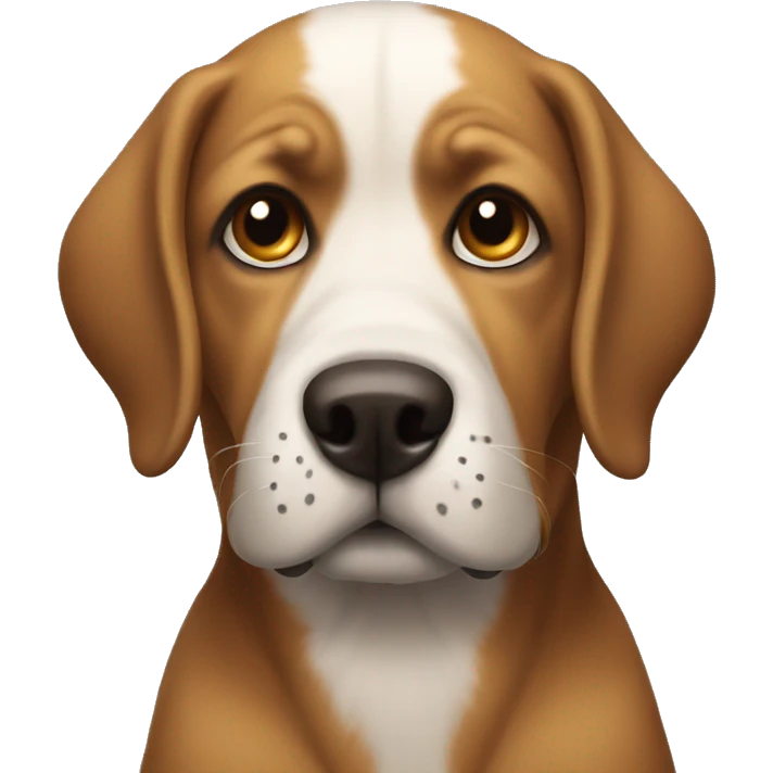 Perro con pena  emoji