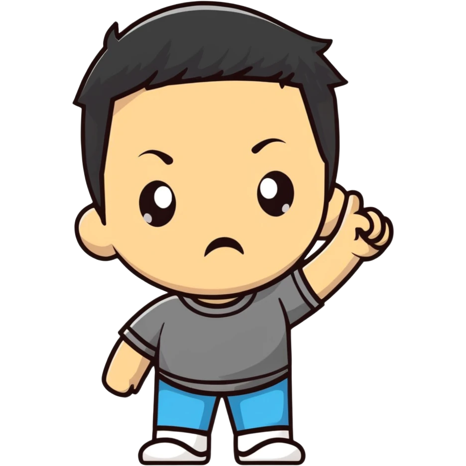 rebellious kid emoji
