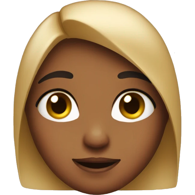 Girl blushing emoji