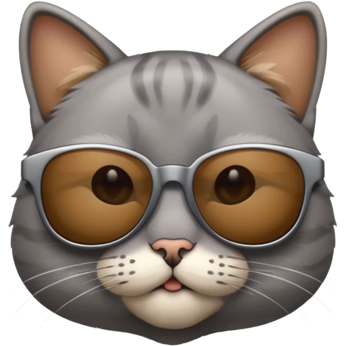 Cat wearing sunglasses emoji