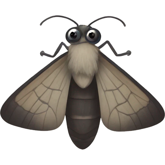 Angry moth emoji