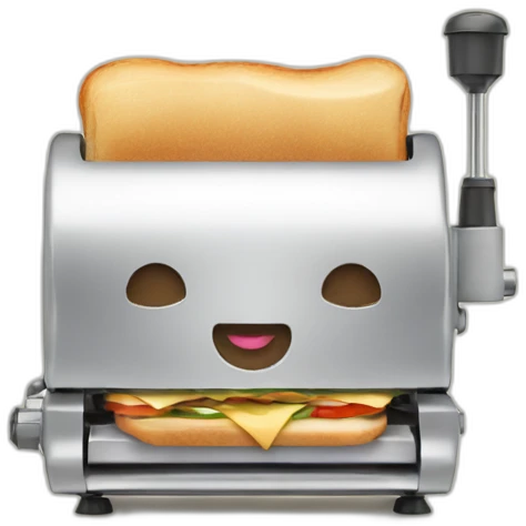Happy machine Sandwich machine emoji
