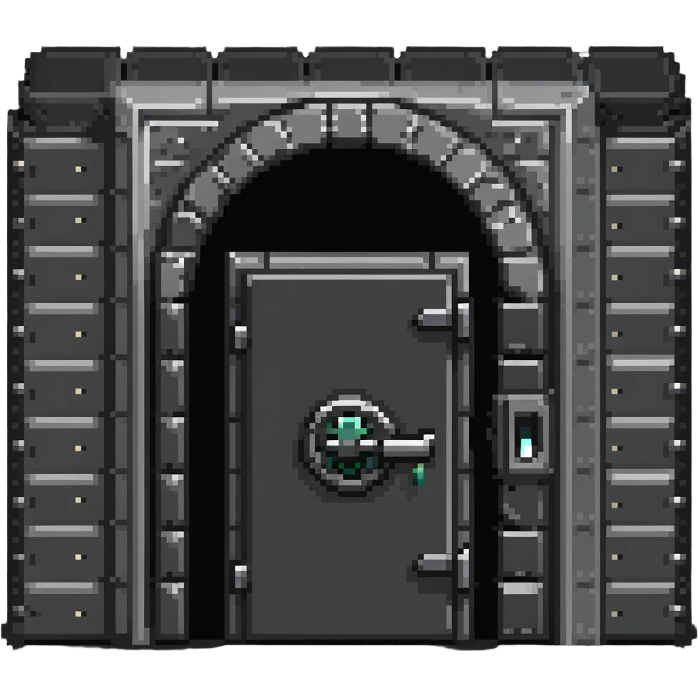 bank vault door emoji