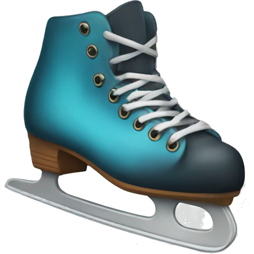 Ice fly skates emoji