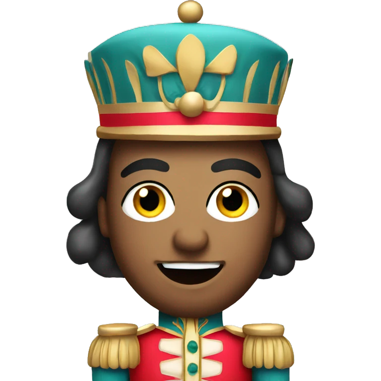 Cute nutcracker emoji