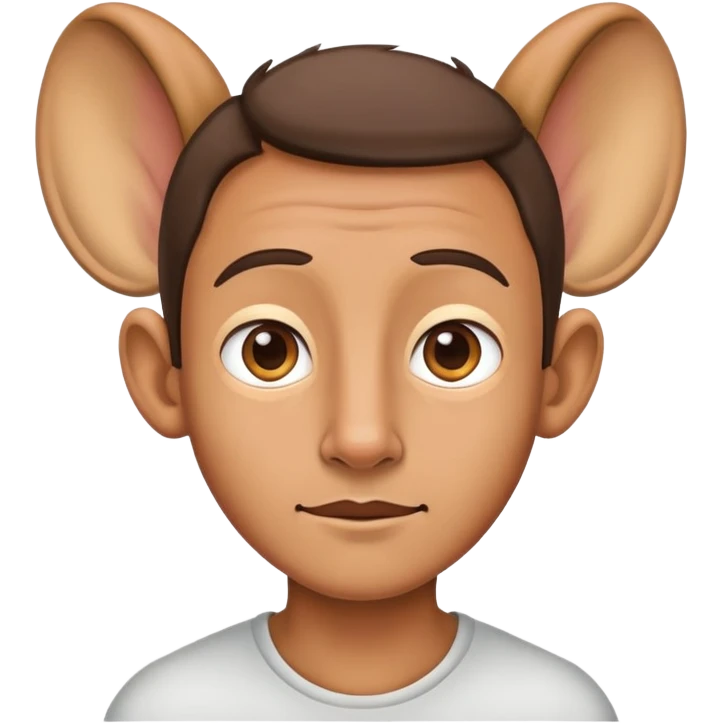 person with big ears emoji