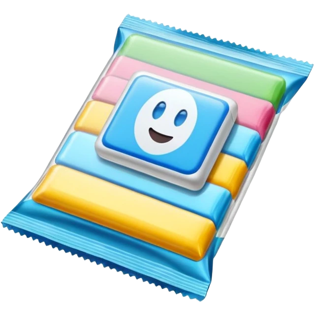 pack of gum emoji