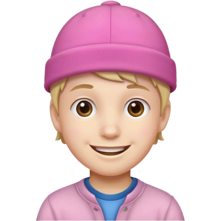 pink hat boy emoji