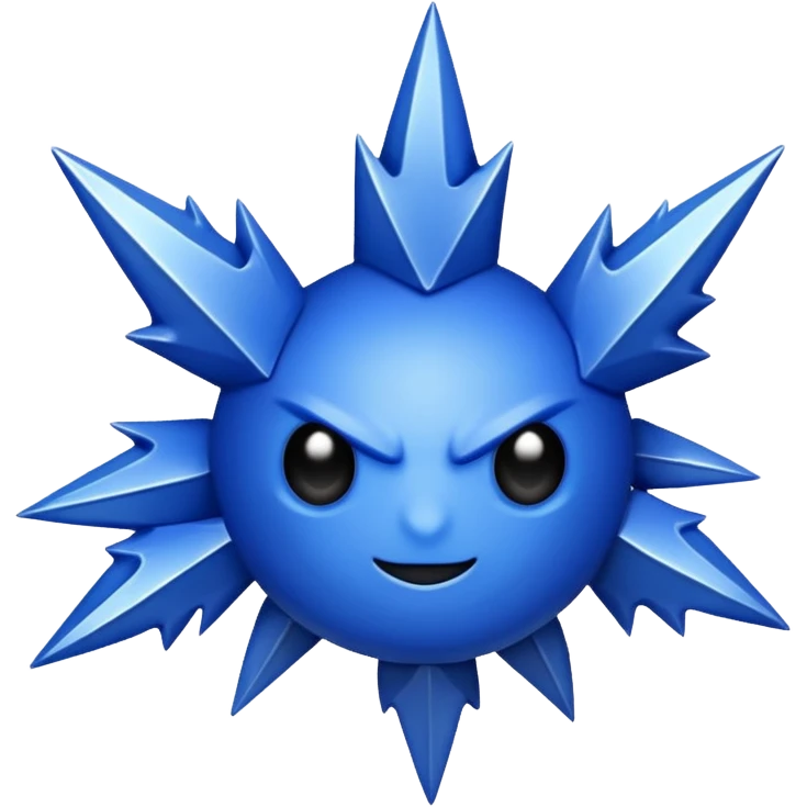 blue thorn emoji
