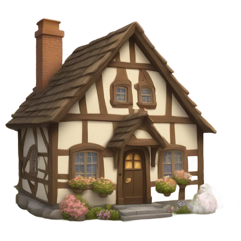 Storybook cottage emoji