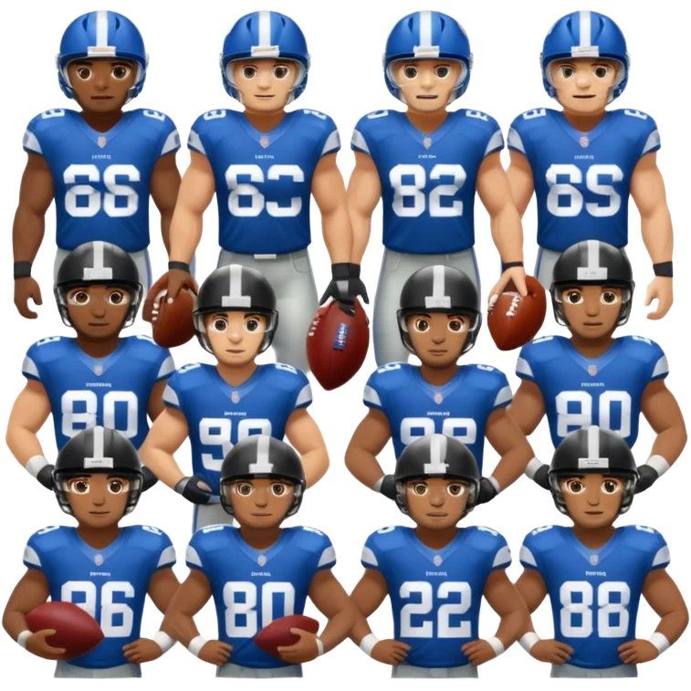 NFL players emoji