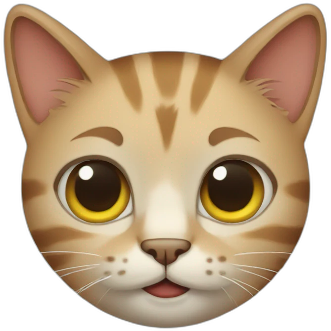 Cartoon cat emoji
