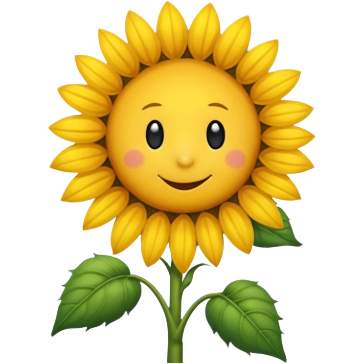 Avejorro sacando néctar de un girasol emoji
