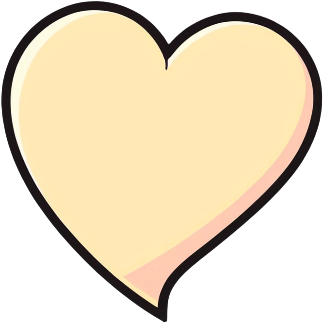 The mine wrote inside a heart emoji