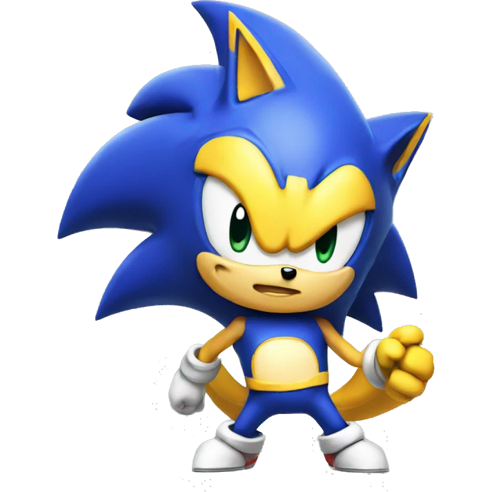 Super mega sonic emoji