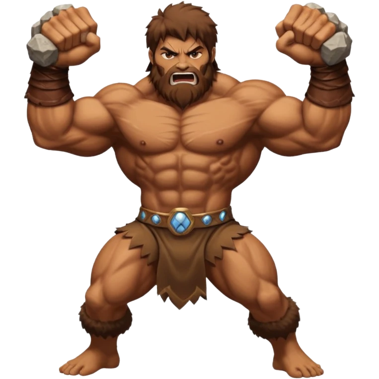 beast titan throwing rocks emoji