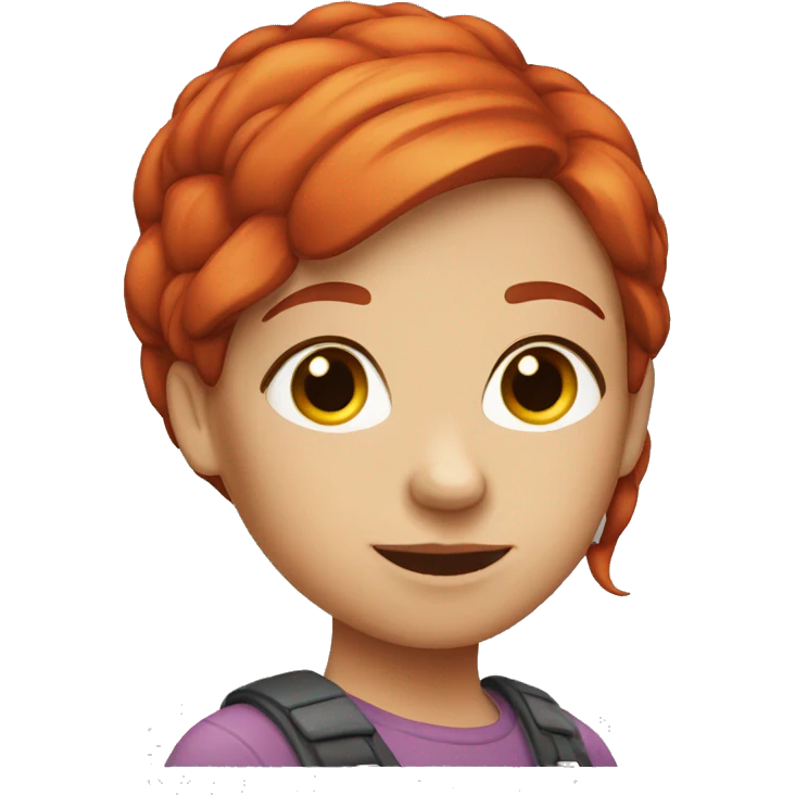 red hair girl emoji