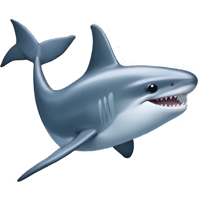 dolphin shark mix emoji