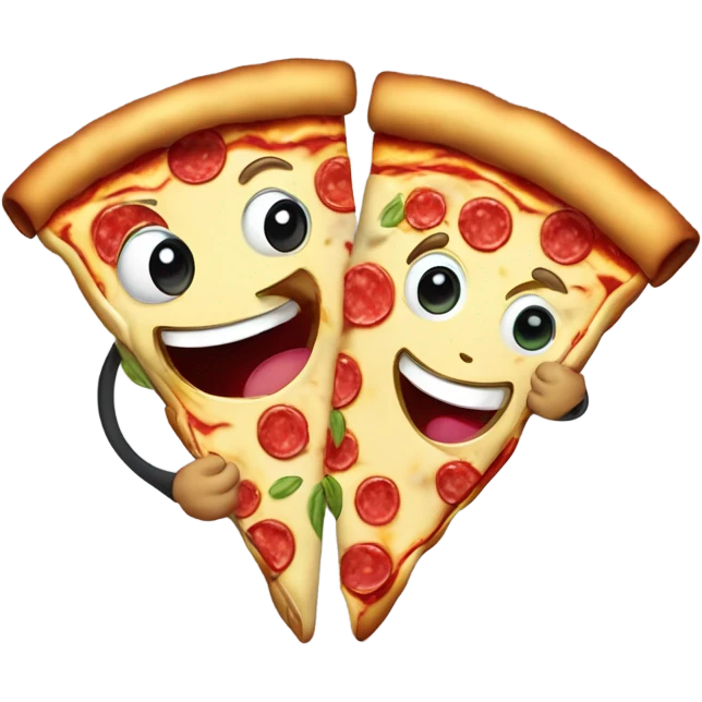 Pizza eating pizza  emoji