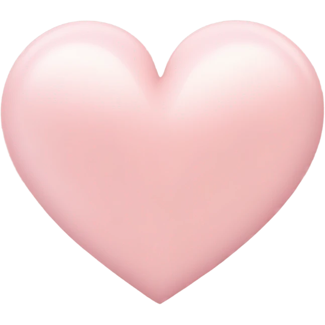 light pink heart emoji