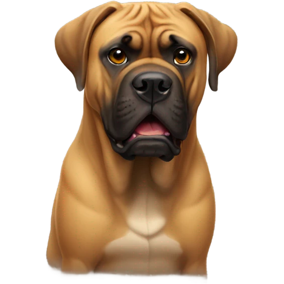 bullmastiff play emoji