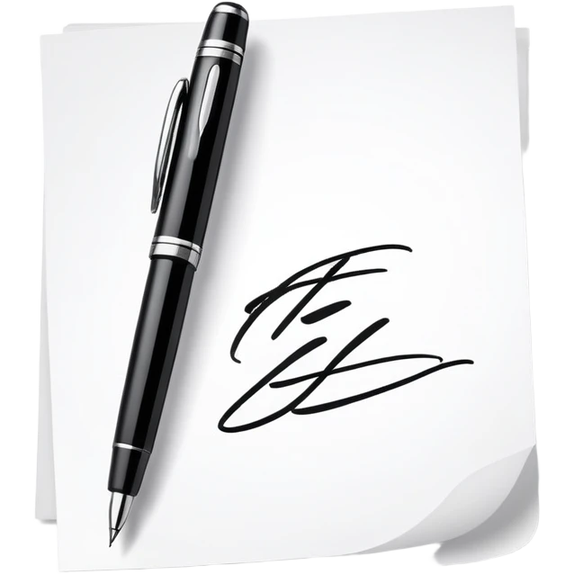Autograph emoji