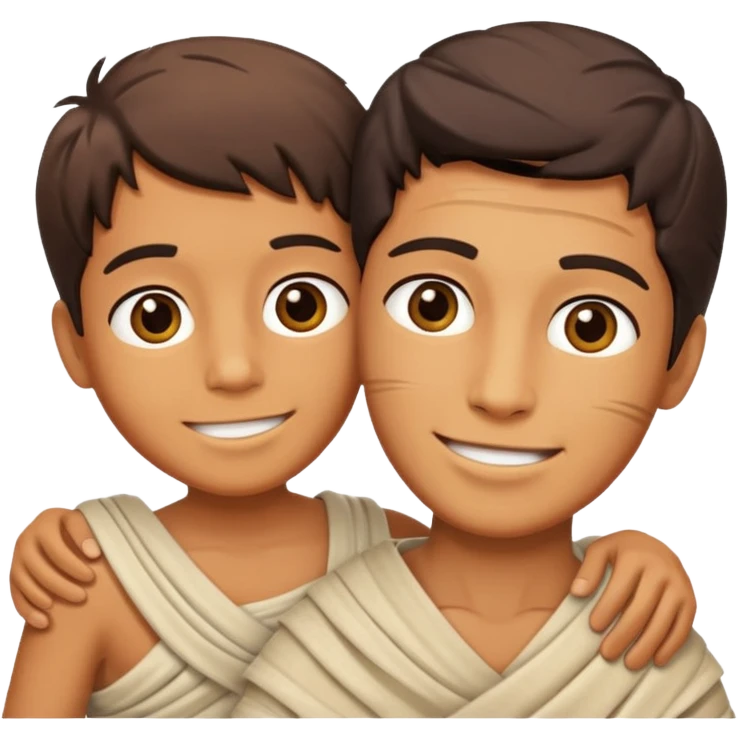 Mummy and son  emoji
