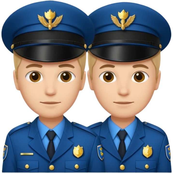 deux enquêteurs de la gendarmerie s'entraidant emoji