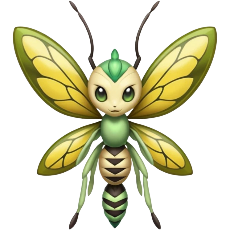Meloetta-Beedrill-Celebi-fusion emoji