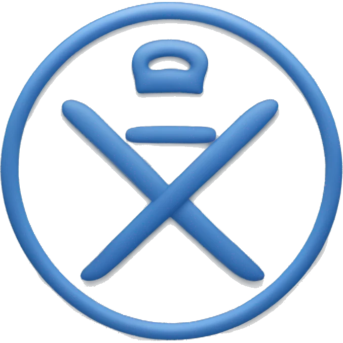blue certification emoji
