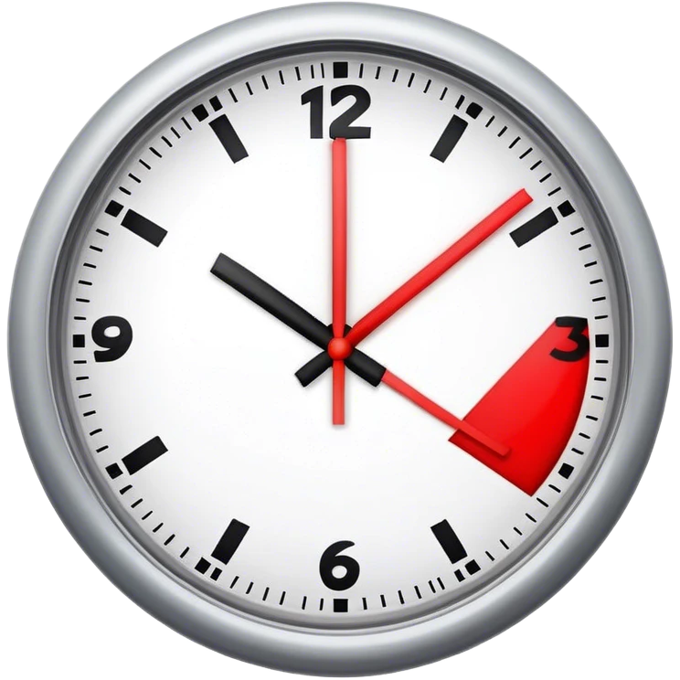 Time ticking emoji